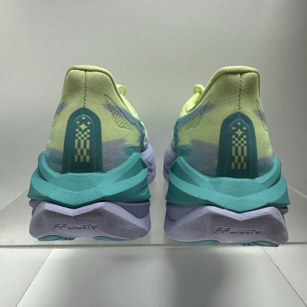 Asics Superblast 3 Yellow Energy Aqua 1013A177 Running Shoes Men's Size 9.5